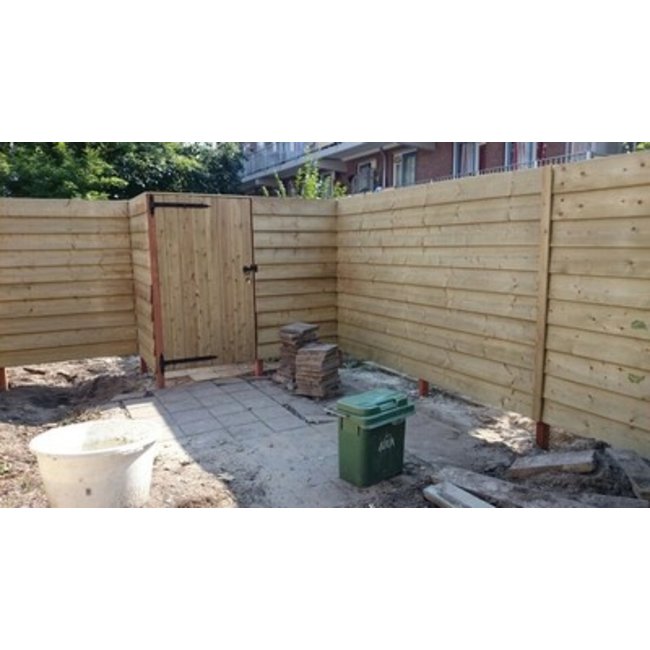 Geïmpregneerd vuren Zweeds rabat planken 1/2.5x18 cm