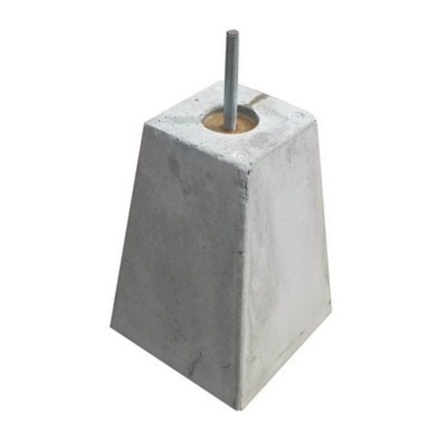 Trapezium betonpoer 15 x 15 cm