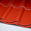 Stalen dakpanplaat rood RAL 785