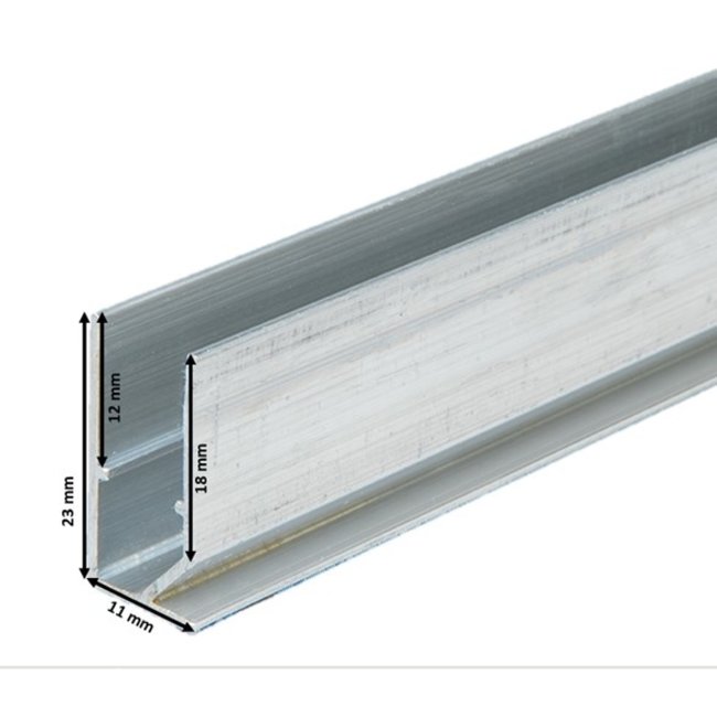 Aluminium U-profiel 10 mm