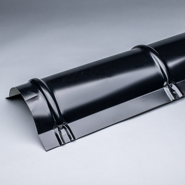 Halfronde nokvorst profielplaat 220 cm