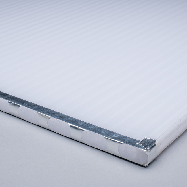 Polycarbonaat kanaalplaat 16 mm opaal 7-wandig