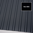Stalen damwand dakplaten 20/110 - zwart RAL 9005