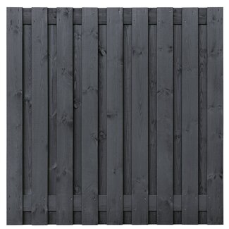 Tuinscherm Koblenz zwart - 180 x 180 cm - 19 planks