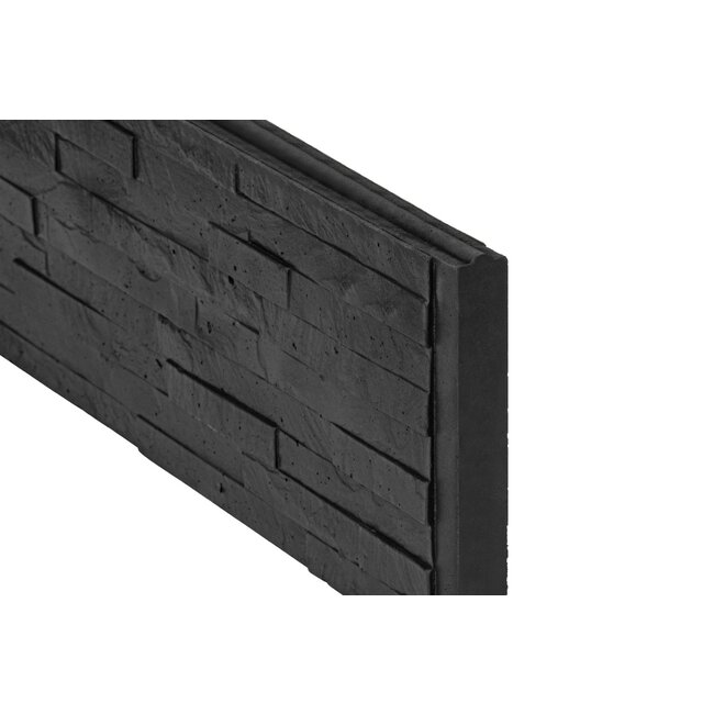 Betonplaat Leisteen motief - Gecoat - 184 cm