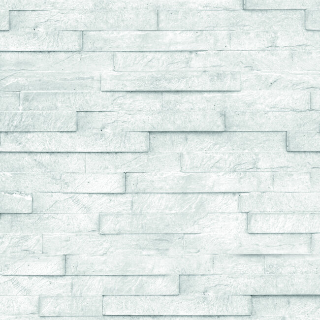 Betonplaat Leisteen motief - Wit/grijs - 184 cm