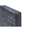 Betonplaat Leisteen motief - Antraciet - 184 cm