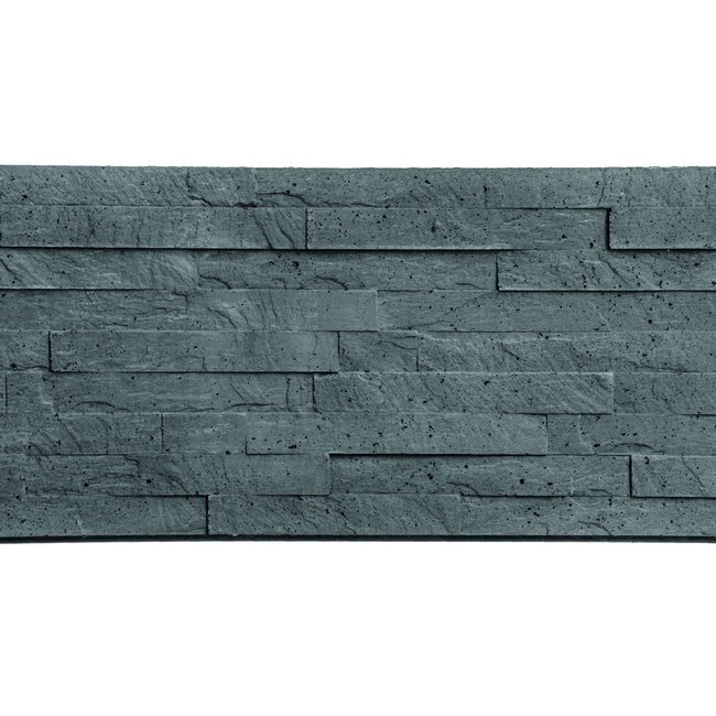 Betonplaat Leisteen motief - Antraciet - 184 cm
