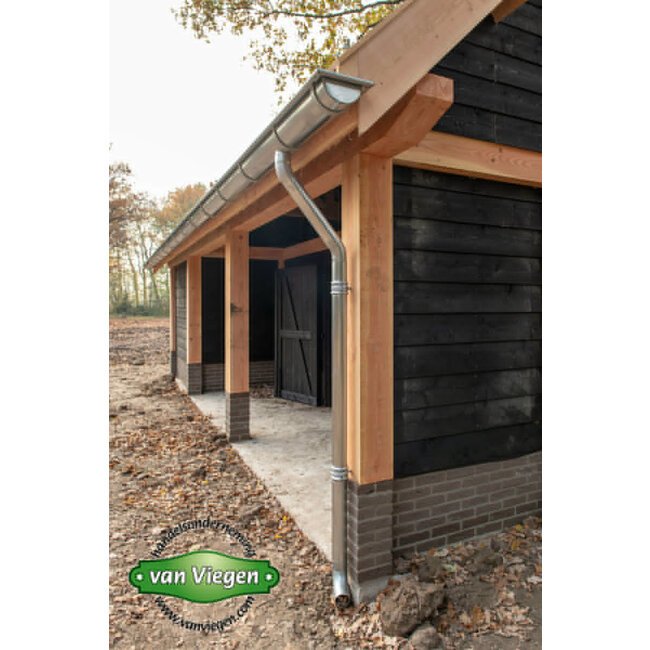 Dakgoot zink type 125