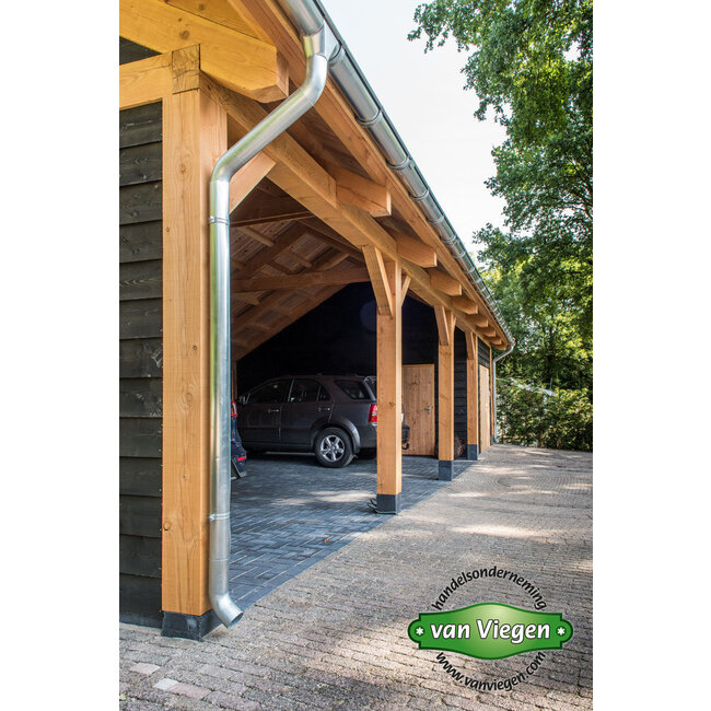 Dakgoot zink type 125