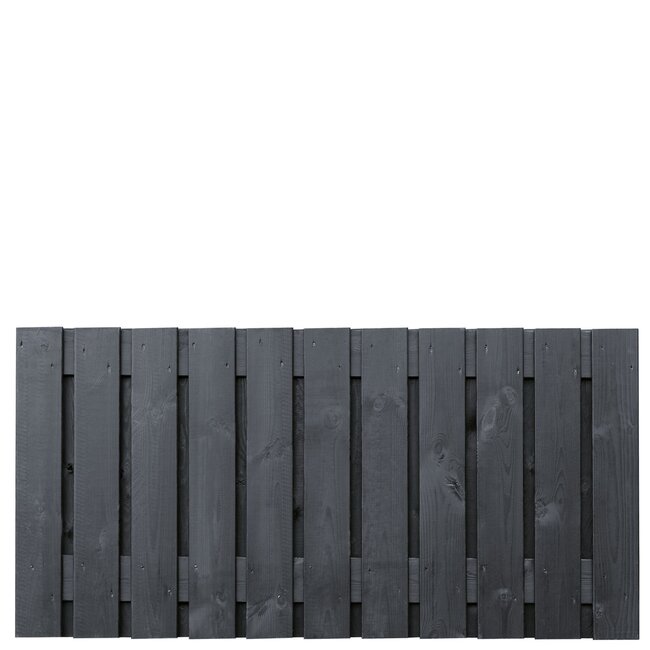 Tuinscherm Dresden zwart - 21 planks