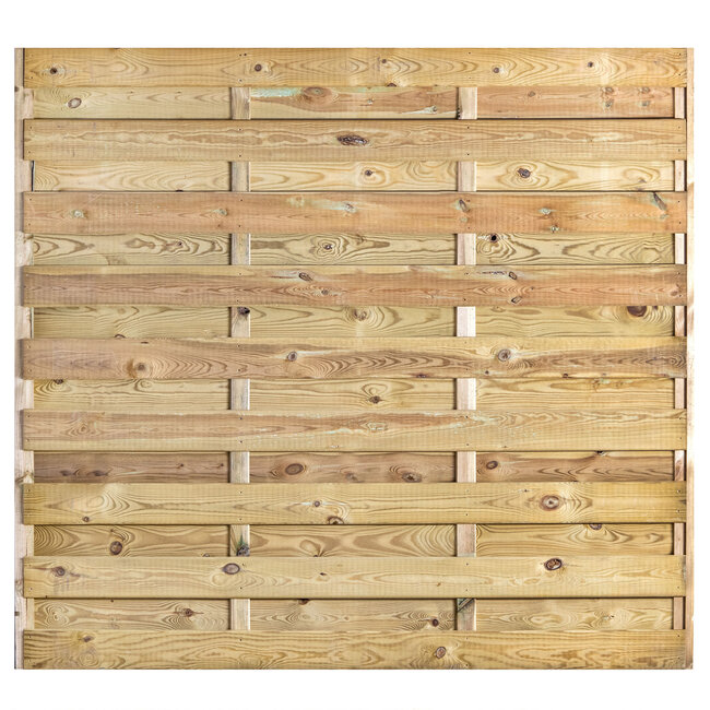 Tuinscherm Liège geïmpregneerd -180 x 199 cm - 17 planks