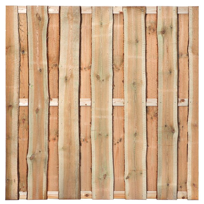 Tuinscherm Rustiek geïmpregneerd - 180 x 180 cm - 13 planks