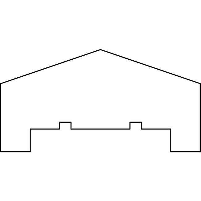 Douglas afdekregel 180 cm