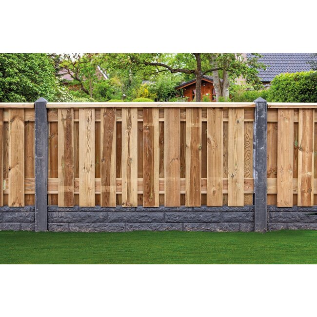 Tuinscherm Enschede geïmpregneerd  - 19 planks