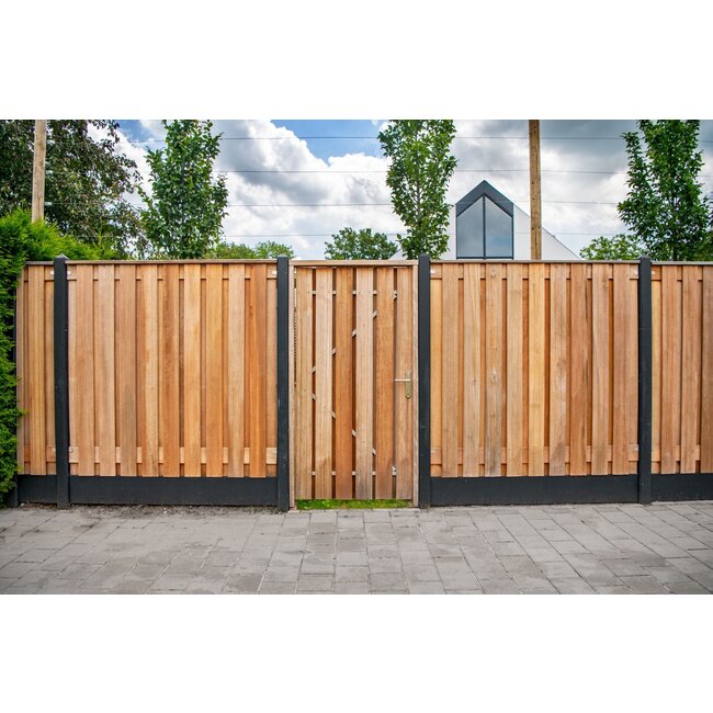 Hardhouten tuinscherm Dronten - 19 planks