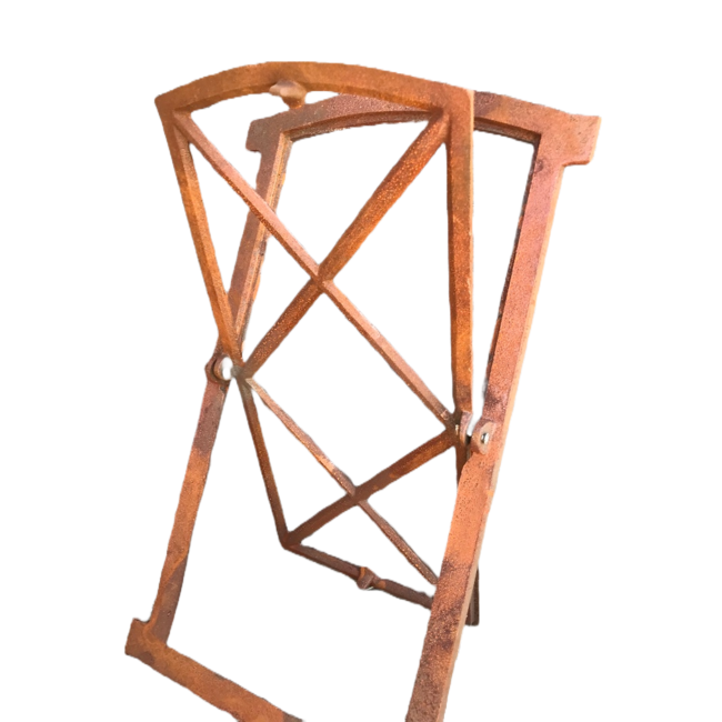 Gietijzeren half-kiep raam Rauter 38x76 cm