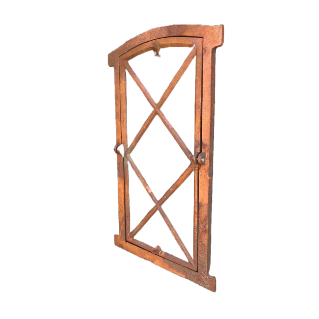 Gietijzeren half-kiep raam Rauter 38x76 cm