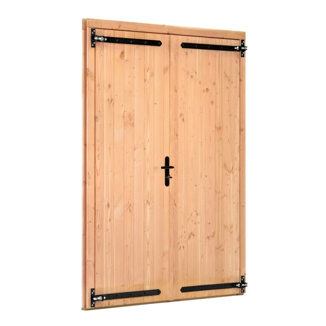 Dubbele Douglas deur opgeklampt - 186 x 202,6