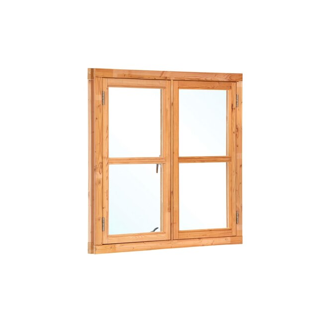 Dubbel draairaam Lariks/douglas - 145,1 x 130,7 cm
