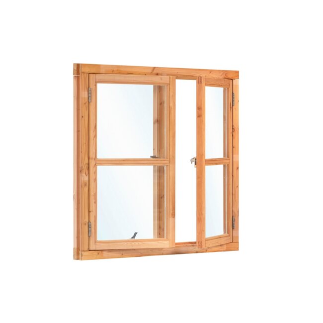 Dubbel draairaam Lariks/douglas - 145,1 x 130,7 cm
