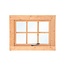 Enkel draairaam Red Class Wood - 90 x 70 cm