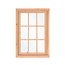 Enkel uitzetraam Douglas - 100 x 155,4 cm