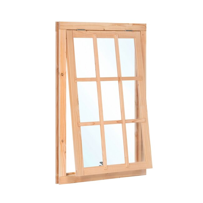 Enkel uitzetraam Douglas - 100 x 155,4 cm