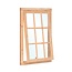 Enkel uitzetraam Douglas - 100 x 155,4 cm