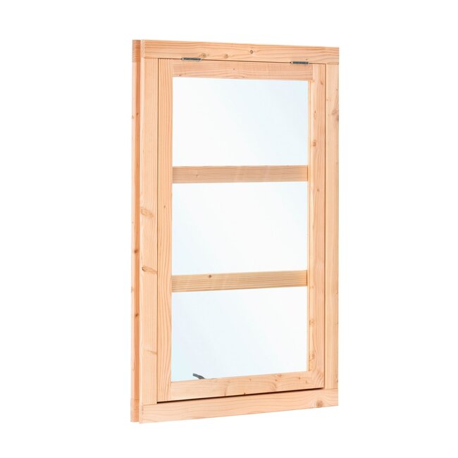 Enkel uitzetraam Douglas - 100 x 155,4 cm
