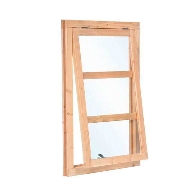 Enkel uitzetraam Douglas - 100 x 155,4 cm