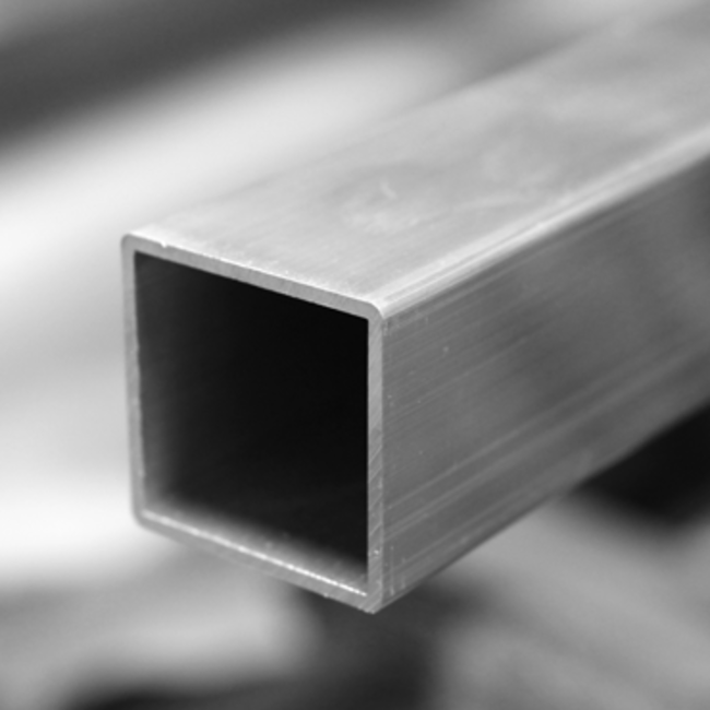 Aluminium koker 10x10 cm - 4 mm