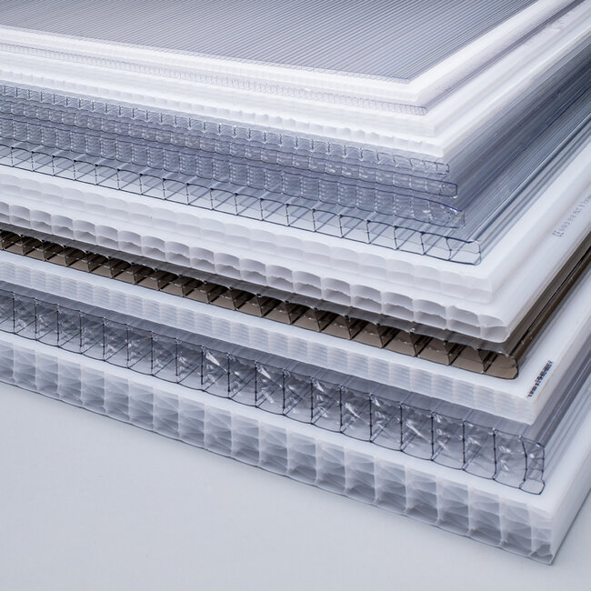 Sample polycarbonaat kanaalplaat