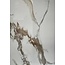 Marmer wandpaneel PVC hoogglans wit-goud 120x280 cm