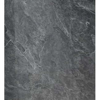 Marmer wandpaneel PVC mat ardesia-zwart 120x280 cm