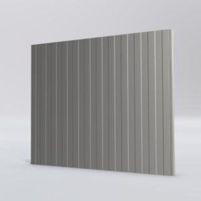 IDE Sandwich wandpaneel 80/1150 vlak wit/wit | zichtbaar schroeven - dak & wand