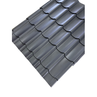 VIETILE® Dakpan sandwichpaneel 40/64 mm - 24/1200 | matzwart RAL 9005