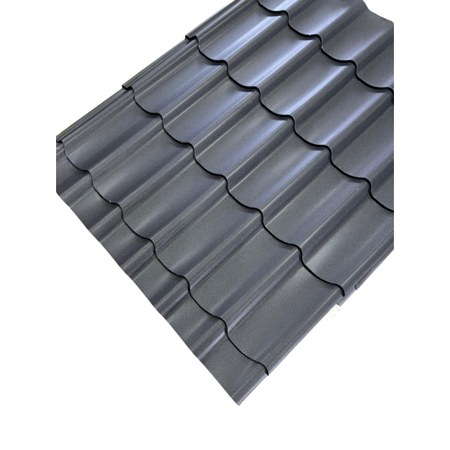 VIETILE® Dakpan sandwichpaneel 40/64 mm - 24/1100 | matzwart RAL 9005