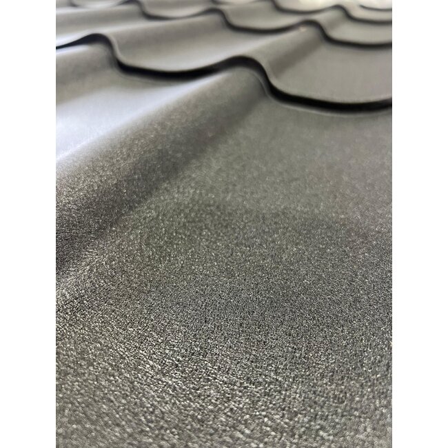 VIETILE® Dakpan sandwichpaneel 40/64 mm - 24/1100 | matzwart RAL 9005