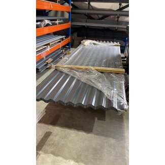 Gelegenheidspartij | Golfplaat 27/1000 RAL 7016 | 8 st. 100x350 cm