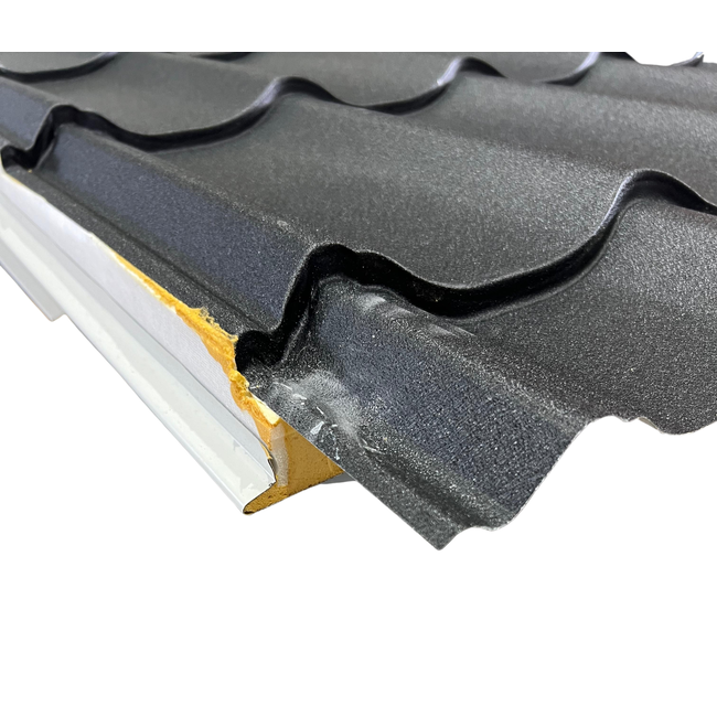 VIETILE® Dakpan sandwichpaneel 60 mm op maat & kleur