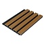 Composiet gevelbekleding - teak zwart 2,6x22x290 cm