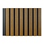 Composiet gevelbekleding - teak zwart 2,6x22x290 cm