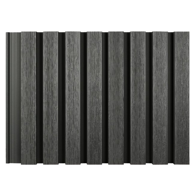 Composiet gevelbekleding - Zwart 2,6x22x290 cm