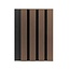 Composiet gevelbekleding - Walnoot zwart 2,6x22x290 cm