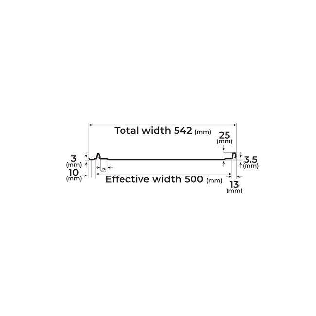VIEFELSE® Felsplaten 25/500 op maat & kleur