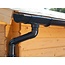 PVC dakgoot 125 - Zwart
