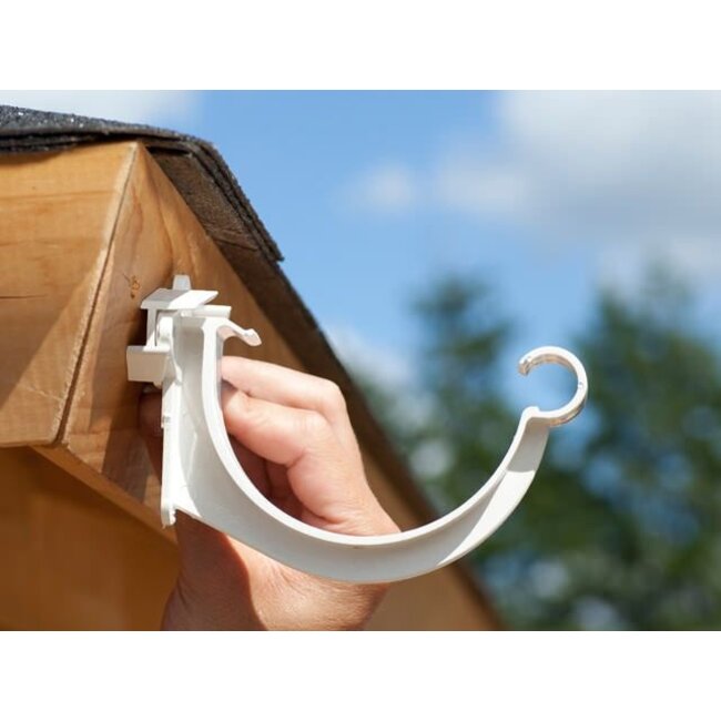 PVC dakgoot 125 - Wit