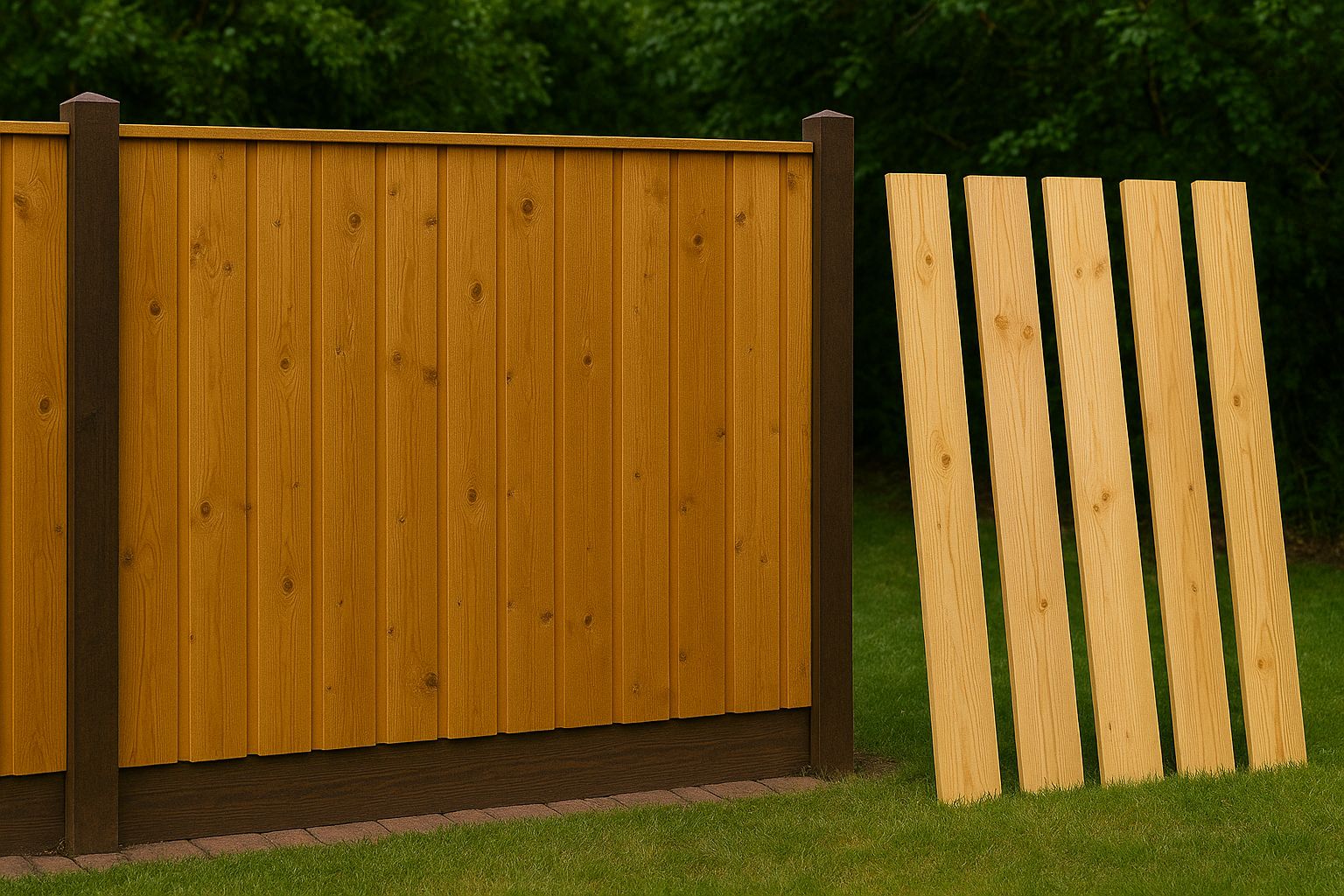 Maak je gebruik van een tuinscherm of schuttingplanken voor het realiseren van een schutting?