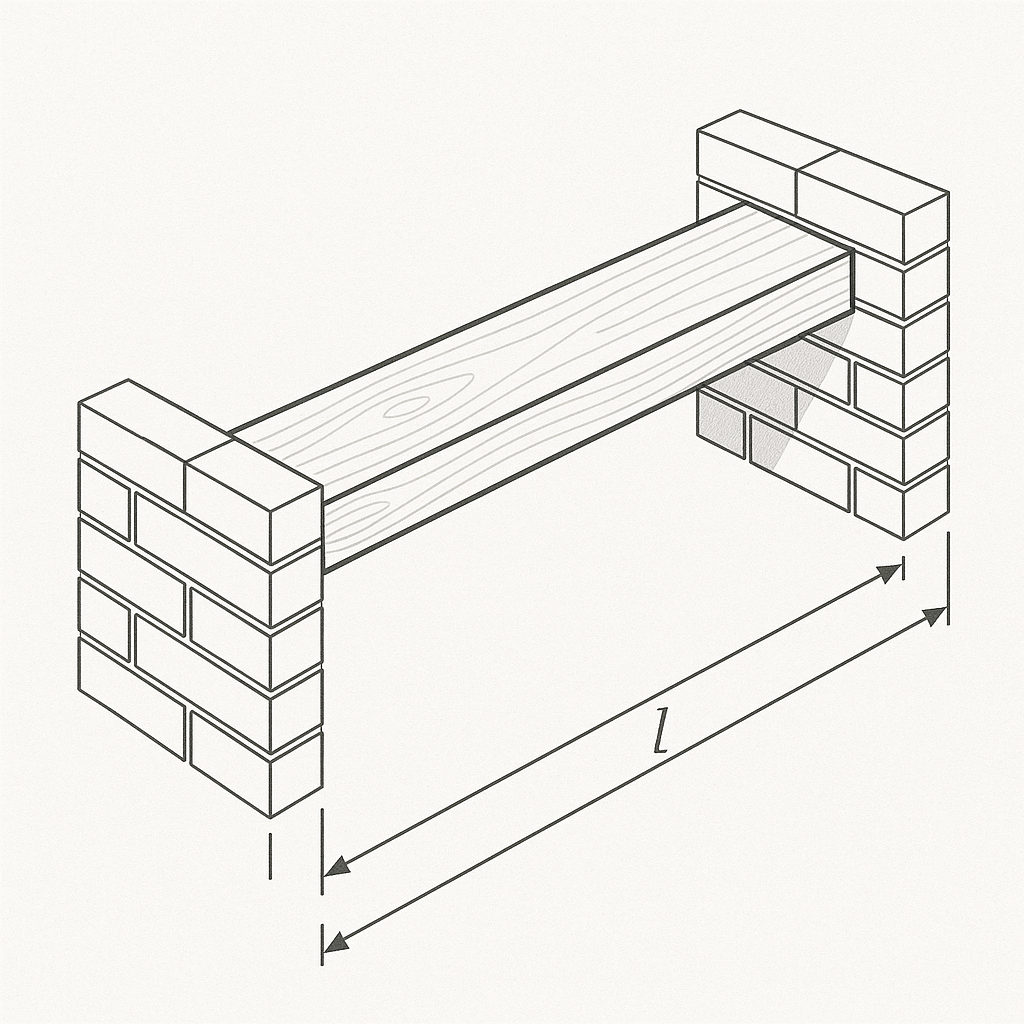 Zo bereken je de maximale overspanning van houten balken